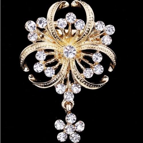 Ruiday Three Leaves Brooch Jewelry For Women/men Fashion Jewelry Brooch Pins Metal Scarf Wedding Gift Diy Jewellery Accessories