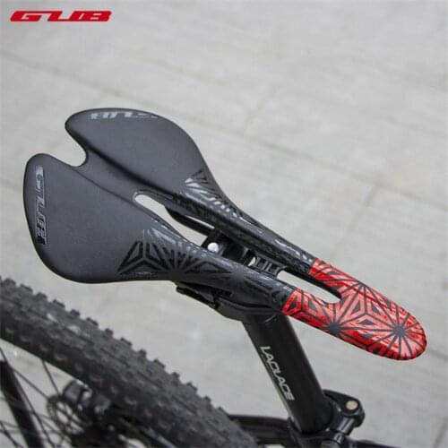 GUB Mtb Saddle Mountain Bike Saddle Ultralight Leather Bicycle Saddle Racing Bicycle Seat Hollow Cushion Road Bike Saddle Seat