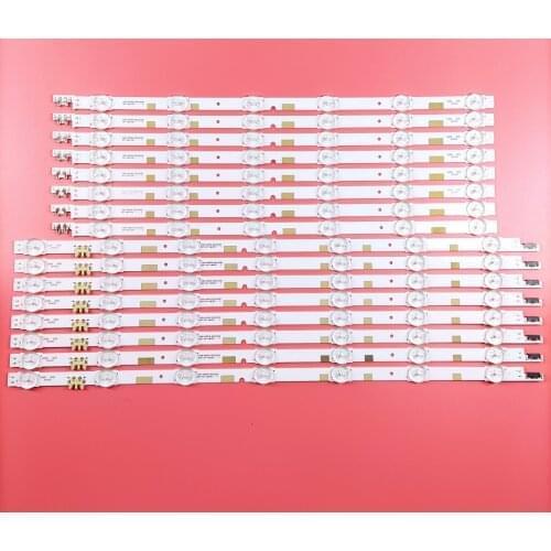 16 PCS LED backlight strip for Samsung UE50JU6870 UE50JU6800 UE50JU6850 UE50JU6800K UA50JS7200 UN50JS7200 UA50JS7200 UE50JS7200