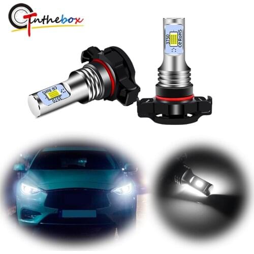 Gtinthebox Canbus White 3000K Golden Ice Blue H16 5202 PS19W COB Chipset LED Bulbs For 08-13 AUDI A3 8P Daytime Running Lights