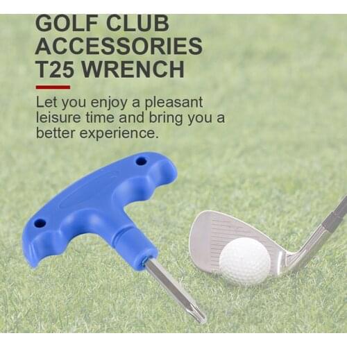 1PCS T25 Blue Square Wrench Tool Torque Wrench Golf Wrench Tools For Shaft Adapter Sleeve Golf Training Aids