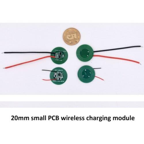 20mm Small PCB Wireless Charging Module Wireless Power Supply Module Transmitter module 5 V input voltage