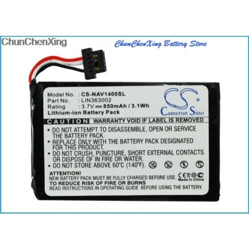 Cameron Sino 850mAh Battery LIN363002 for Navigon 1400, 1410