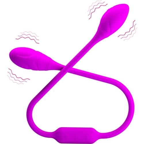 12 Frequency Vibrating Two Ended Bullet Vibrator Super Long Double Head Sex Toys Vibrators for Women Clitoris Powerful Partners