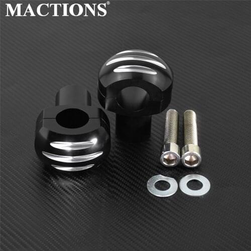 Motorcycle Bar Clamps Handlebar Bar Risers 1" inch / 25mm Aluminum For Harley Cafe Racer Touring For Honda For Yamaha