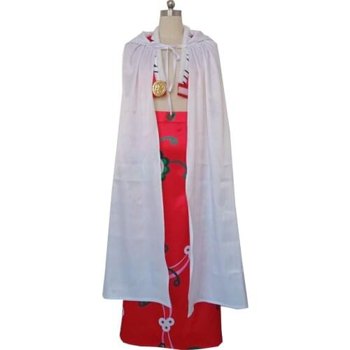 2019 One Piece Boa Hancock Cosplay Costume With Cloak Boa Dress