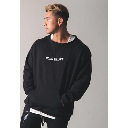 Men Brand Hoodies Gym Sport Running Training Fitness Bodybuilding Sweatshirt Outdoor Sportswear Male O-Neck Jacket Hoodies