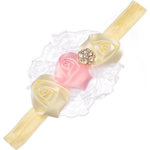 New 1 Pcs Girls Headband Newborn Beautiful Baby Girl Hairband 3 Color Flower Chiffon Headband Children Hair Accessories