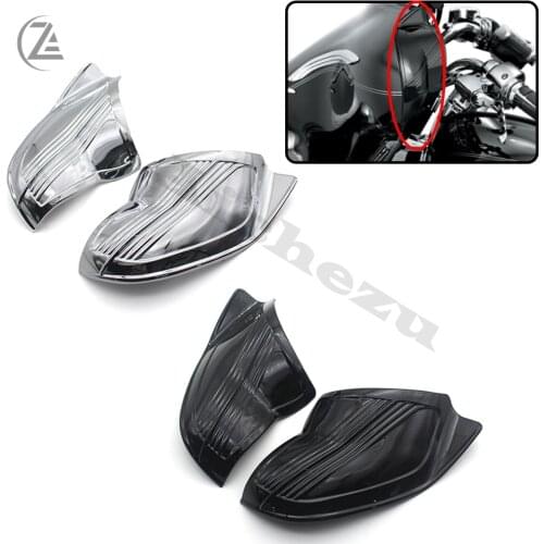 ACZ Black Batwing Inner Fairing Cover for Harley Touring Electra Glides FLHX FLHT CVO Tri Glide Ultra Classic FLHTCUTG 1996-2013