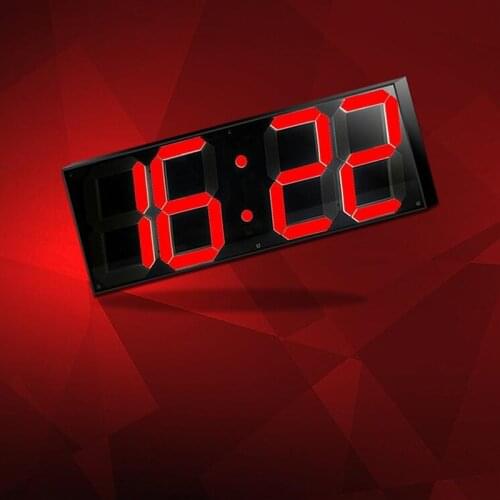 Led Digital Wall Clock Timer and Stopwatch Function supported Elegant Finish Clock For School Train Station Pub