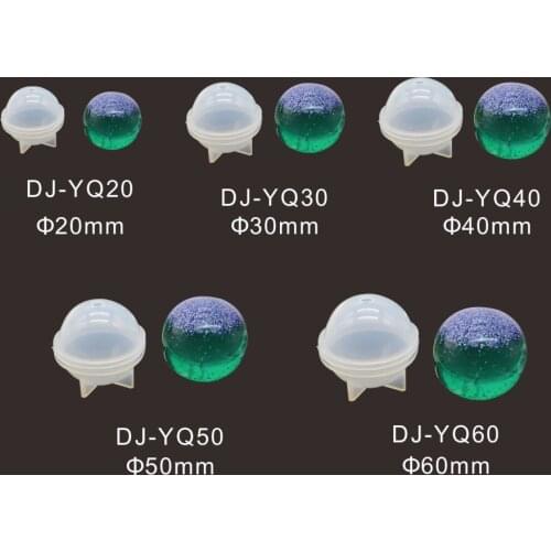 Magic Bubble Silicone Mould of Dried Flower Resin Ball Decorative Craft DIY arc ring mold Type epoxy resin molds for jewelry