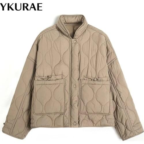 Женские осенние парки YKURAE China At AliExpress