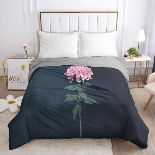 1PCS 3D Duvet Cover with Zipper Comforter/Quilt/Blanket Cover 220x240 245x210 3D Nordic Black Bedding Customize any size design