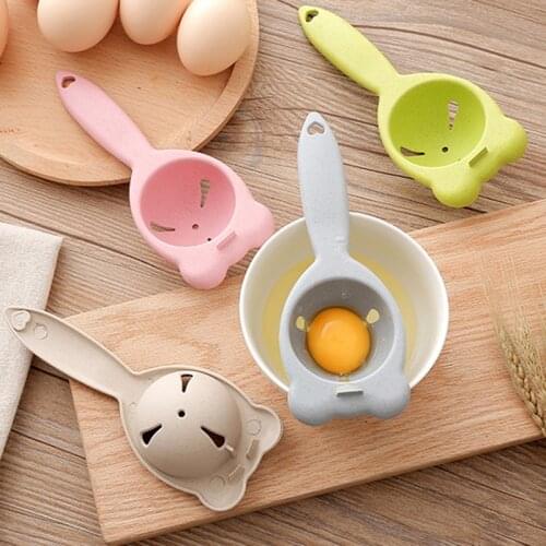 1Pcs Egg White Yolk Separator Protein Separation Tool Food-grade Egg Baking Cooking Sifting Gadget Filter Holder Kitchen Tools