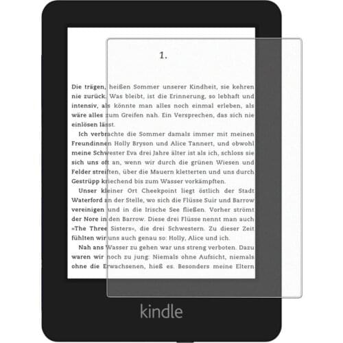 2PCS tempered glass screen protector for kindle paperwhite 6'' ereader screen protective film
