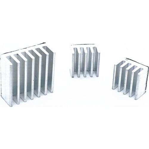 3PCS Adhesive Raspberry Pi Heatsink Cooler Pure Aluminum Heat Sink Set Kit Radiator For Cooling Raspberry Pi 2 B