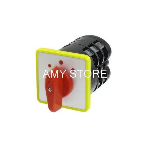 AC 500V 16A on/off/on Rotatable Cam Universal Changeover Switch LW5D-16