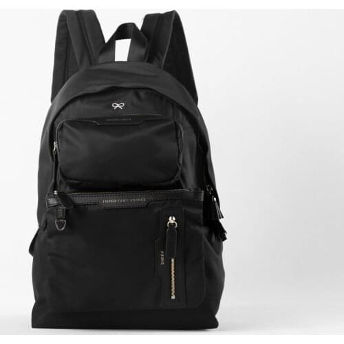 England Style Most Popular Fashion Trend Young Classic Nylon Backpack High Quallity Practical Handbag Satchel Shopping Bag