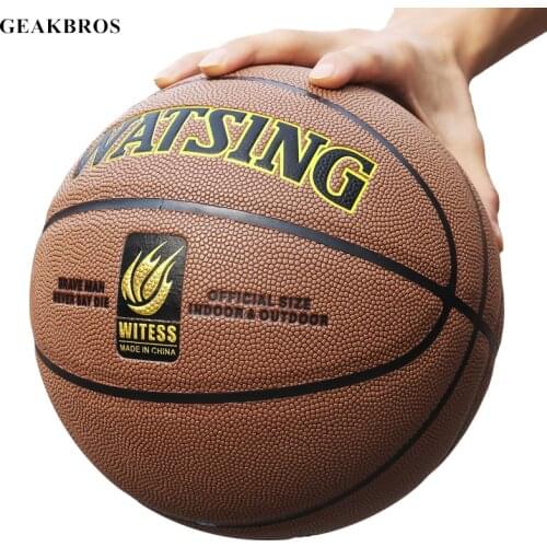 Men Basketball Official Size 7 PU Leather Outdoor Indoor Wear-resistant Game Match Training Women Child Basketball baloncesto