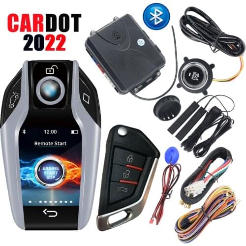 Cardot Car Alarms BT digital key Control Car Remote Start Stop Engine And Push Start Stop System