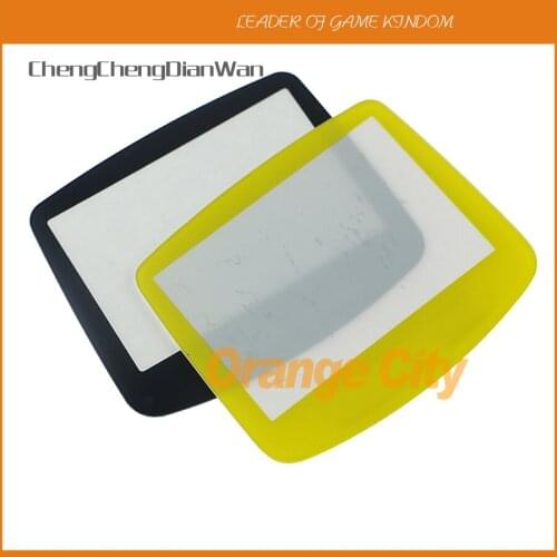 ChengChengDianWan 20pcs 60pcs 100pcs multi color Replacement plastic screen lens with logo for gameboy advance GBA