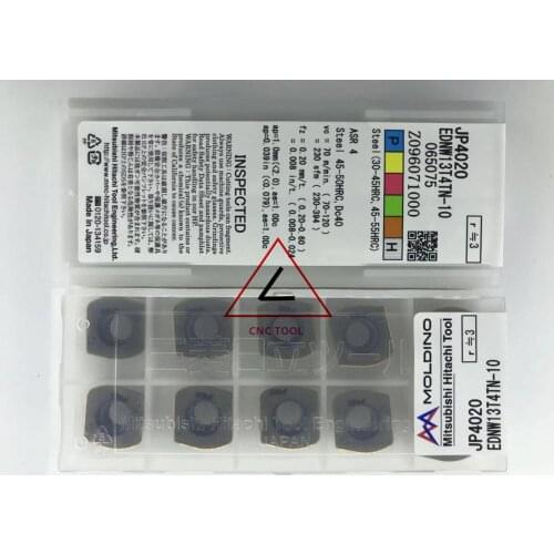 EDNW 13T4 TN-10 JP4020 10pcs Hitachi high cutting performance CNC indexable inserts