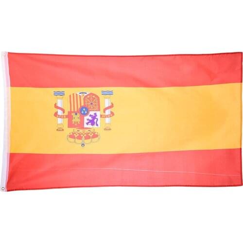 90X150cm Spanish Flag No. 4 Polyester Flag Banners Polyester For Political Parties Festivals Historical Events Military 3X5ft