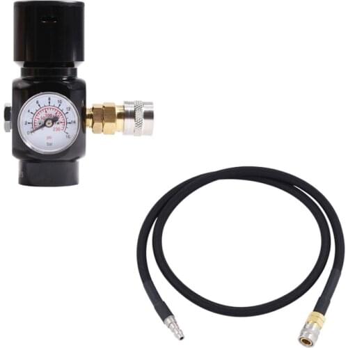 HOT SALE Mini CO2 Regulator For Pneumatic Tools Including Nailers, Staplers 0-130Psi With Remote Hose