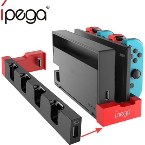 IPega PG-9186 Game Controller Charger Charging Dock Stand Station Holder For Nintendo Switch Joy-Con Game Console With Indicator
