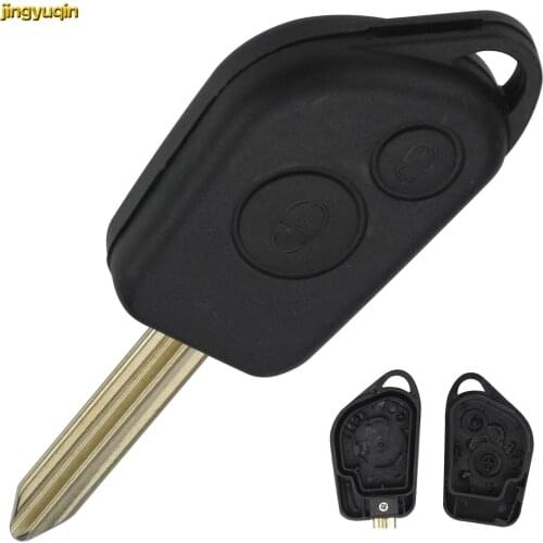 Jingyuqin Remote Car Key Case Shell For Citroen Elysee Saxo Berlingo Xsara Picasso Auto Key Fob Cover Housing Styling