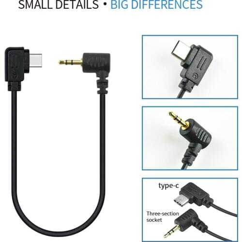 For DJI Ronin SC、SC2/RS2 Control Cable For Fuji XT2 XT3 XT4 XT20 XT30 XH1 2.5mm TRS to Type-c