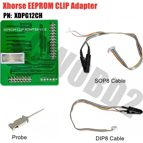 Xhorse EEPROM Clip Adapter XDPG12CH Read and Write SOP8/DIP8 Chip Use for VVDI PROG Key Programmer