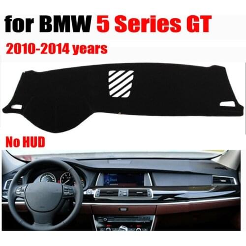 Car dashboard covers Left hand drive dashmat pad dash cover auto accessories for BMW 5 Series GT Low configuration 2010-2014