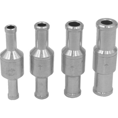 Aluminium Alloy One Way Fuel Non Return Check Valve Petrol Diesel for Car Vacuum Hose Oil Water Pumps Automobile Motorcycles
