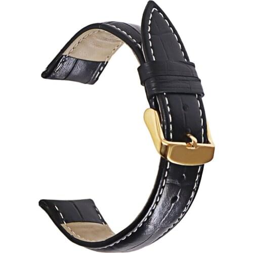 Universal Replacement Leather Watch Strap Leather Watchband Suitable for Longines tiansho Madu ArmaniCKCasio 19mm21mm Watch Band