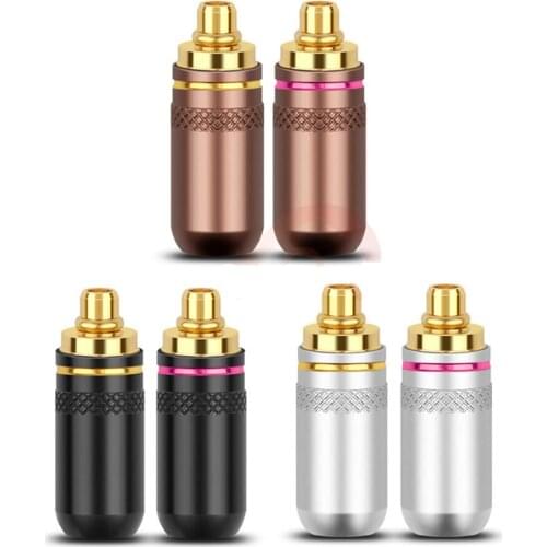 Earphone Pins Gold Plating Hifi Headphone Plug For MMCX Pins N5005 W60 N30 N40 846 525 Headset Wire Connector Audio Jack Adapter