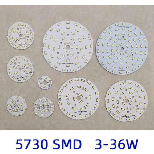 LED SMD 5730 Chip 3W 5W 7W 9W 12W 15W 18W 24W 36W bead Brightness Light Board For led bulb led downlight led spotlight