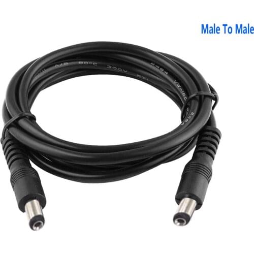 DC Extension Cable Male To Male Extend Power Cord 12V Cooper Wire Connector 1M 2M 5M 10M For LED Strip Printer CCTV Camera Pump
