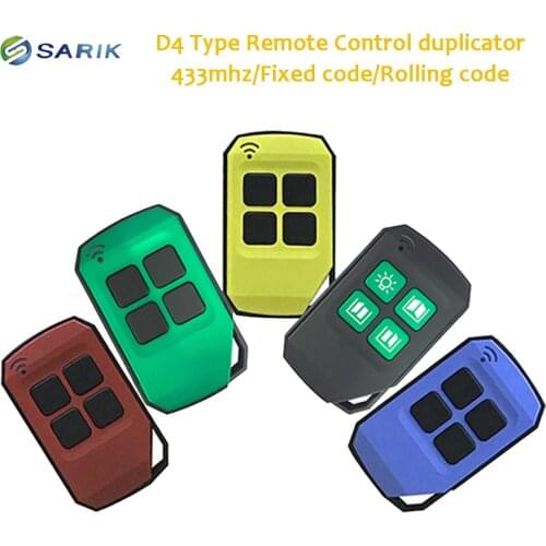 Universal Cloning Duplicator Key Remote Control 433MHZ Clone Fixed and 18 brands of rolling Code For Gate Garage Door