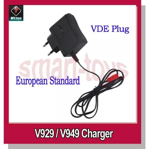 V929-13 Battery Charger and JST Plug 1 to 5 Charging Cable for WLtoys V929 V949 V959 V212 V222 V636 V686 RC Quadcopter Parts