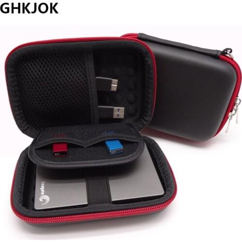 Protective Storage Case for Nintendo 2DS Cable Mouse Zipper hard cover Carrying Travel Bag Cable Organizer EVA hdd enclosure
