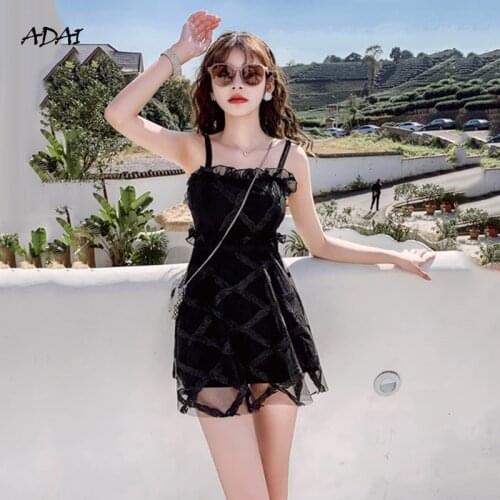 Women One-piece Swimsuit 2 Piece Female with Skirt Ruffles Sexy Bikini 2021 Swimwear Summer Bathing Suit Monokini Swim Beachwear