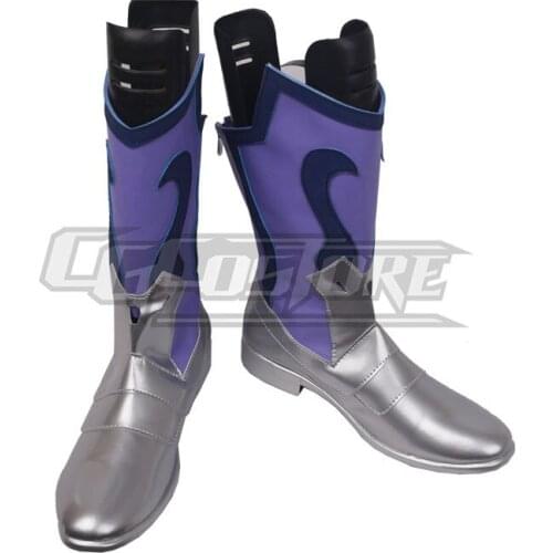 Anime Cosplay Shoes FateGrandOrder Archer Mandricardo Costume Hand-made Leather Christmas Free ship COSX-1290