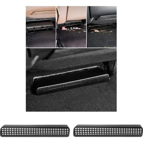 2Pcs Car Rear Seat Air Condition Vent Outlet Case For Peugeot 3008 5008 II 17 18
