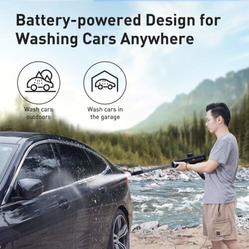 Electric Car Washer Gun High Pressure Cleaner Foam Nozzle For Auto Cleaning Care Cordless Protable Car Wash Spray