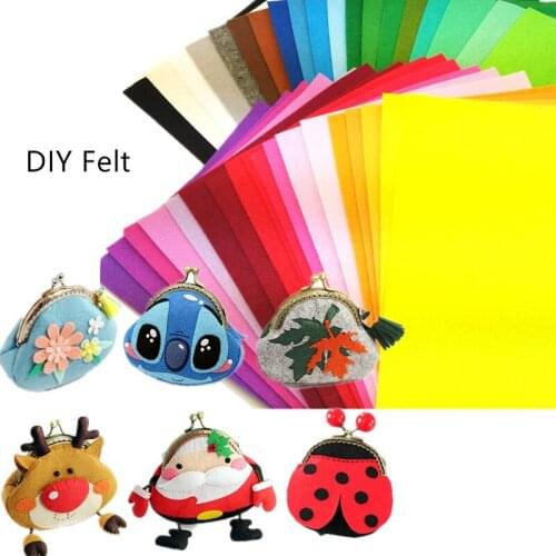 Diy Handmade High Quality Felt Fabric Polyester Fabric Needlework Needle Sewing Felt Cloth Craft Cloth Fabrics