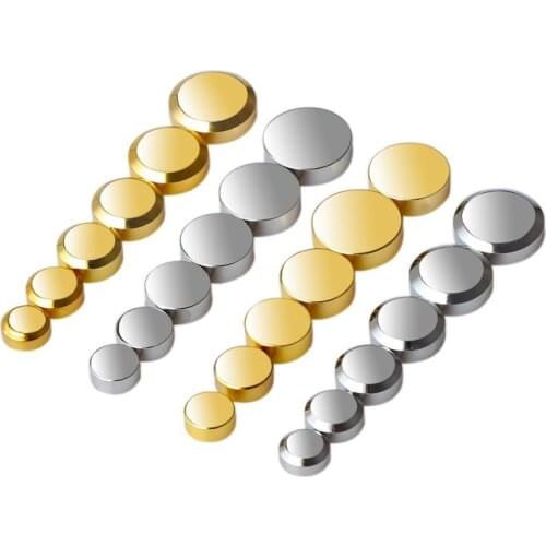 8set Stainless Steel Advertising Screws Dia.16-40mm Mirror Fixing Nails Decorative Cover cap Glass Billboard Fastener Hardware