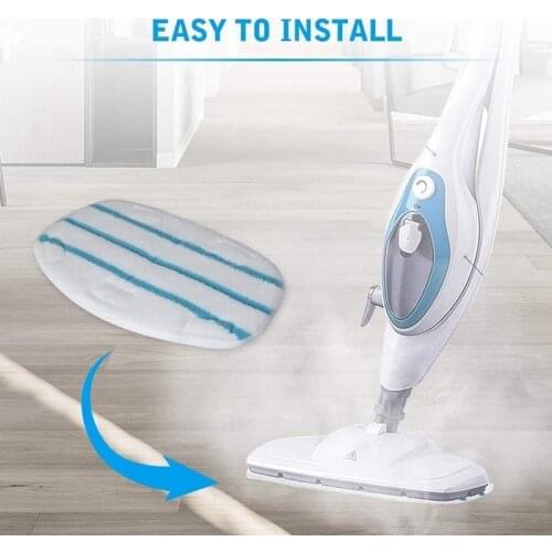 9Pack Replacement Steam Mop Pads for PurSteam ThermaPro 10-In-1 Microfiber Pads Replacement Steam Mop Pads Refills