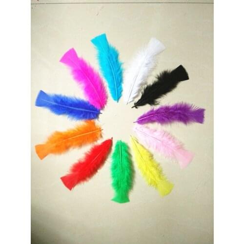 Sale high 20 pc Natural Turkey feathers,5-7inches / 12-18cm, DIY decorative handicrafts