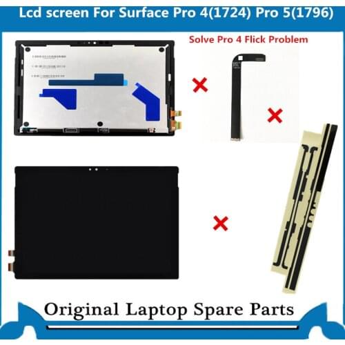 Original LCD Display Panel for Miscrosoft Surface Pro 5 (1796} Pro 4 (1724 ) LCD Screen Digitizer Assembly
